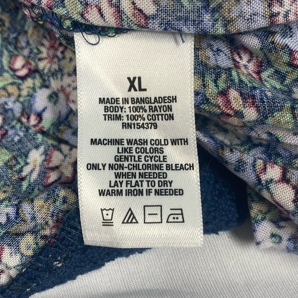 Aeropostale Womens Floral Overlay Ruffle Lace Mini Skirt Size XL Western Y2K - Picture 7 of 8